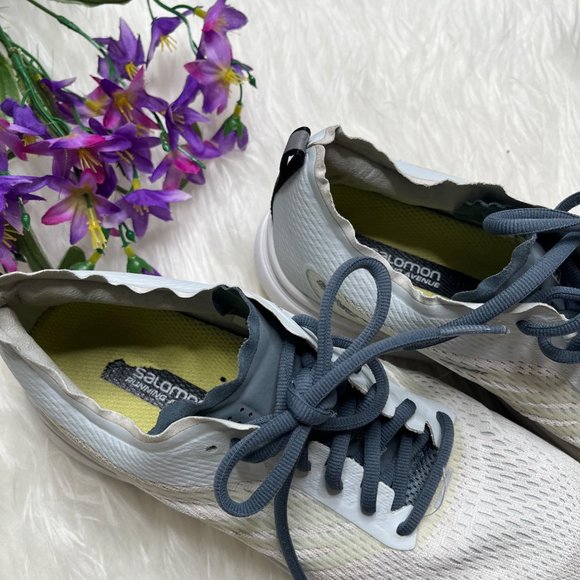 Salomon Running Shoes Sonic RA Pro 2 Sneakers Size 7.5 White - Picture 2 of 11